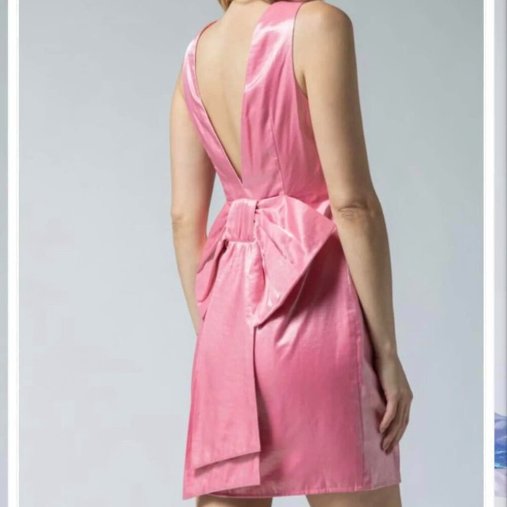Pink Statement Bow Dress